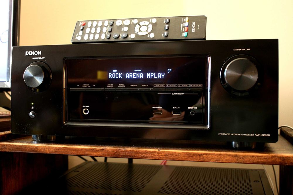 Mocny Amplituner Denon X 2000 wzmacniacz 150 wat USB radio internetowe