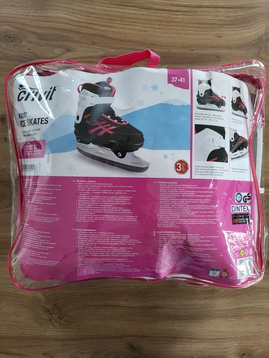 Łyżwy regulowane Crivit młodzieżowe dziewczęce nowe rozm. 37-41