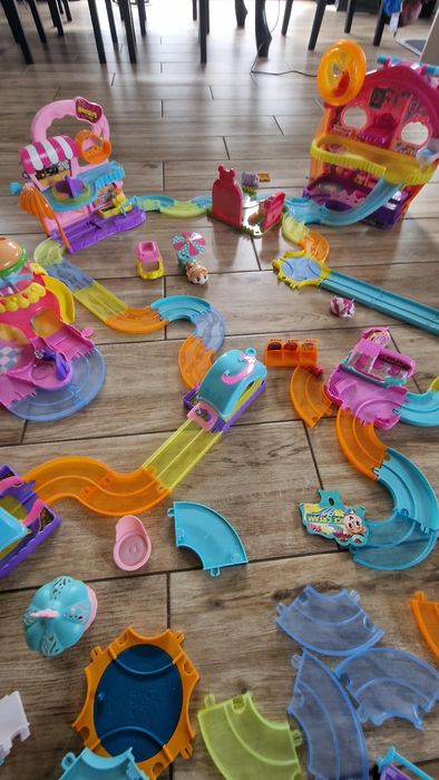 Chomiki hasbro mega zestaw tor dla chomików