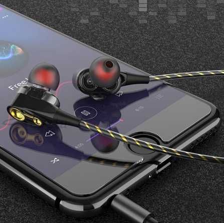 Słuchawki sportowe 3D Turbo Shock douszne dokanałowe