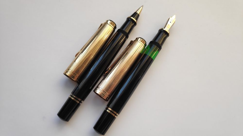 Pióro wieczne Pelikan m650 i pióro kulkowe zestaw