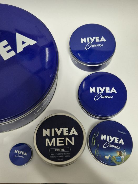 Coleção Latas Nivea 6 diferentes