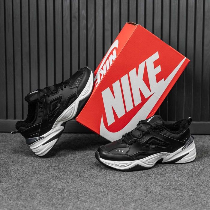 Мужские зимние кроссовки Nike M2K Tekno Winter Fur зимові найк м2к