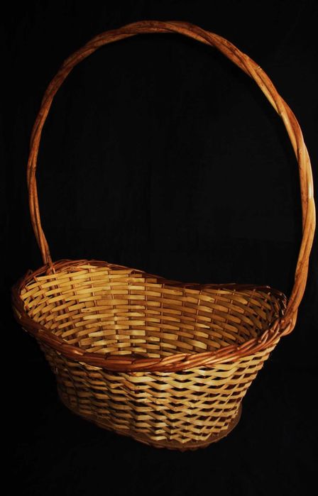 Wicker Basket with Handle