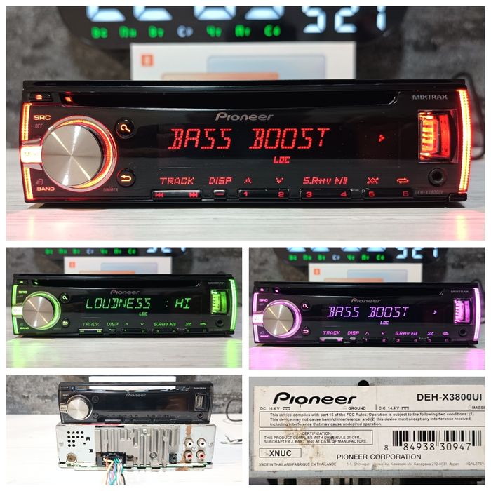 Pioneer Deh-x/Bluetooth audio system