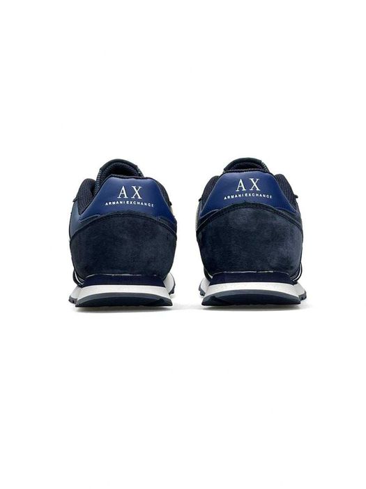 Кросівки Armani Exchange AX Navy Blue premium замшеві i89