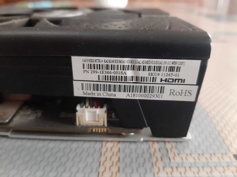 Sapphire Nitro+ Radeon RX 580 8gb