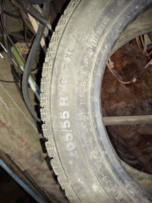 Резина Continental зима(шипована)