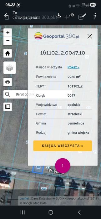 Działka budowlano rolna nr 10 i 9 Barut 57 arów - View 2