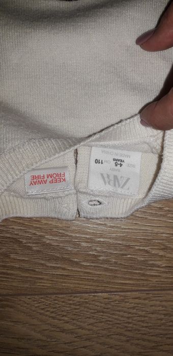 Camisola Malha Zara 4-5 Anos