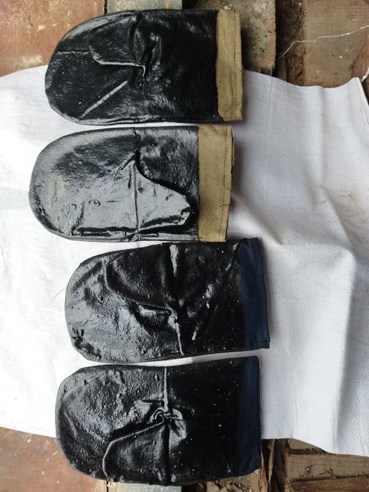 Рукавиці робочі нітрилові прорезинені і для зварочних рлбітх