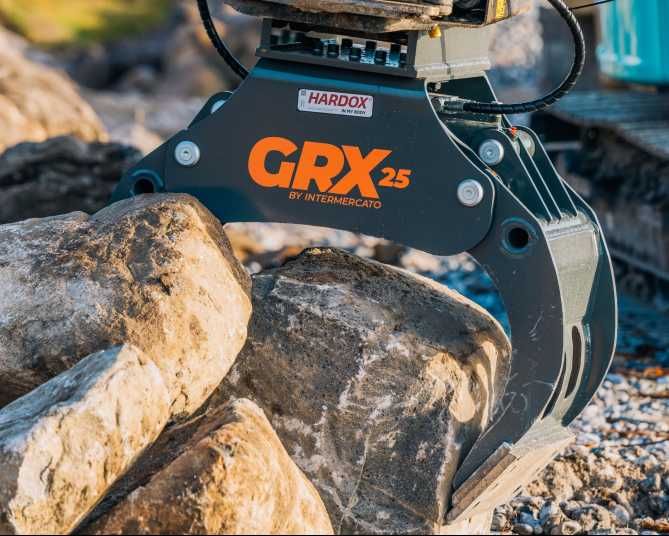 Chwytak GRX 30 do minikoparki + mocowanie Lehnhoff MS10 / S60 i wiele innych