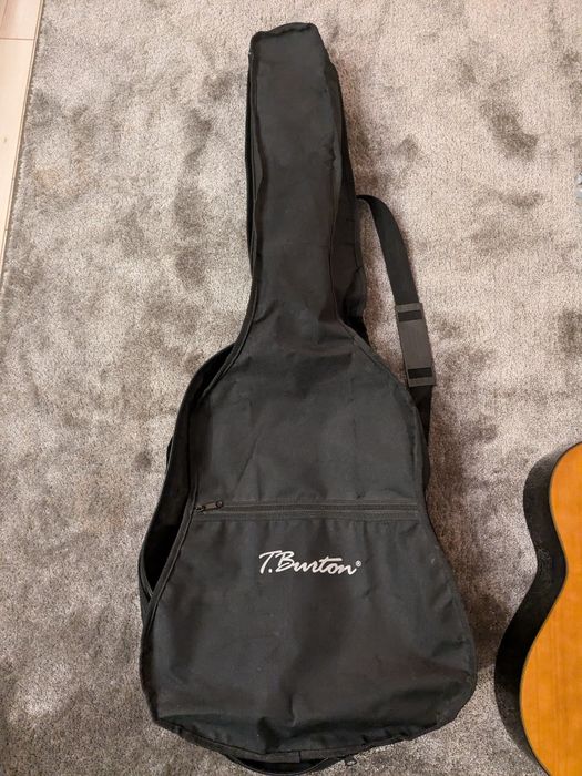 Gitara instrument farra brązowa drewniana