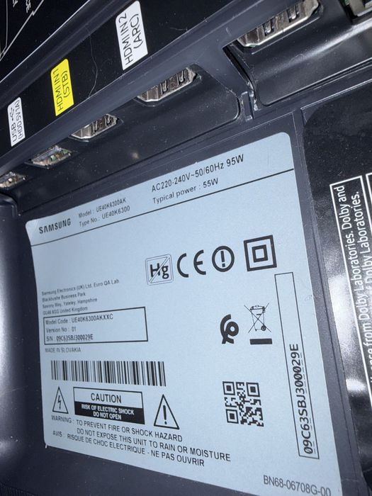 Smartv Samsung ecrã Curvo - 40 polegadas