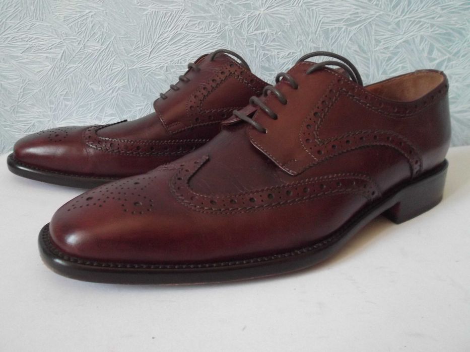 Мужские кожаные туфли Florsheim, дерби, броги. Made in Italy. размер 7