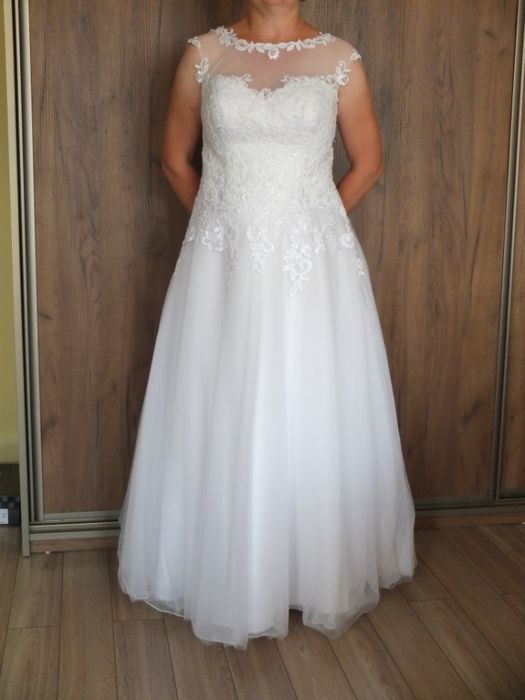 Suknia ślubna biała, model Agnes