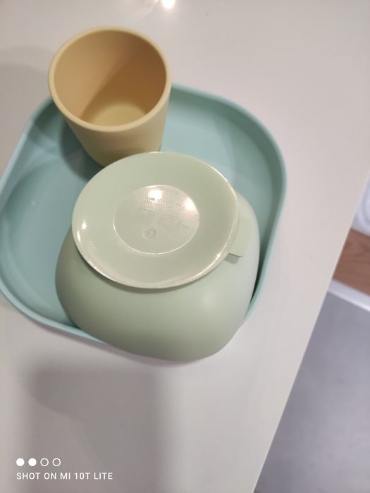 2 Conjuntos de refeição para bebé em silicone