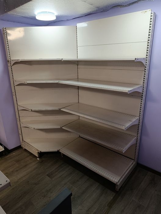 Стелаж торговий металевий модерн експо