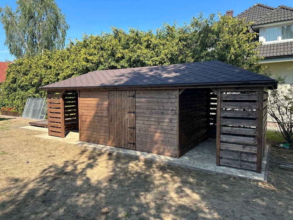 Domek ogrodowy 3x8 Altana Producent Wiata Gospodarczy Narzędziowy