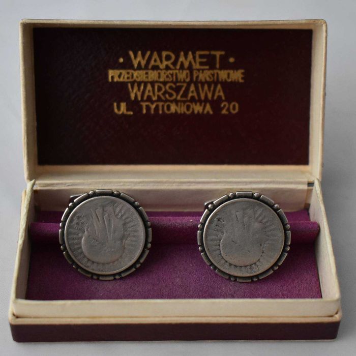 Srebrne spinki - Warmet