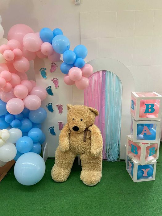 Decoração chá de bebé, chá revelacão