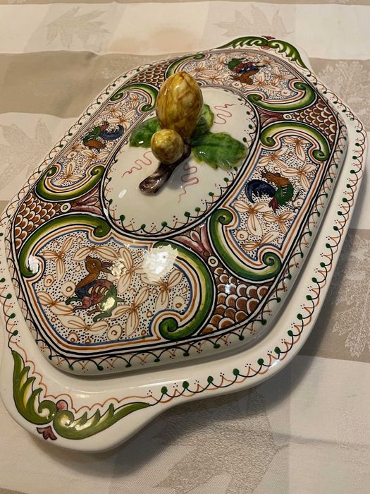 Travessa com tampa Arte Cerâmica ARCER-Coimbra
