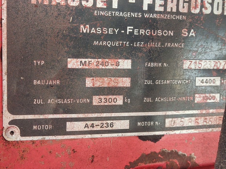 Комбайн масей фергусон 240 Massey Ferguson 240 не 206 і 186