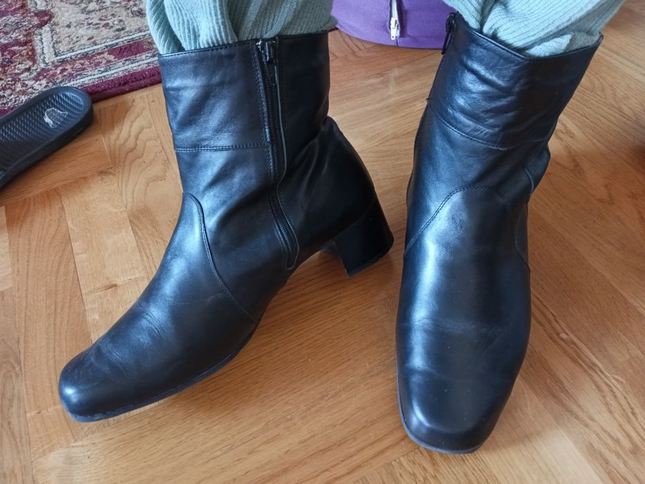 Skórzane buty damskie rozmiar 44