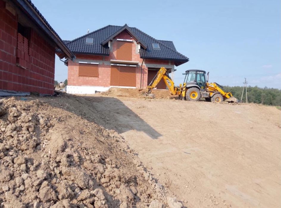 Uslugi koparko ladowarka oraz minikoparka