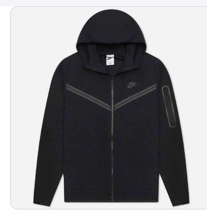 Чорна кофта зіпка Nike