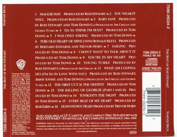 Rod Stewart – The Best Of Rod Stewart (CD)