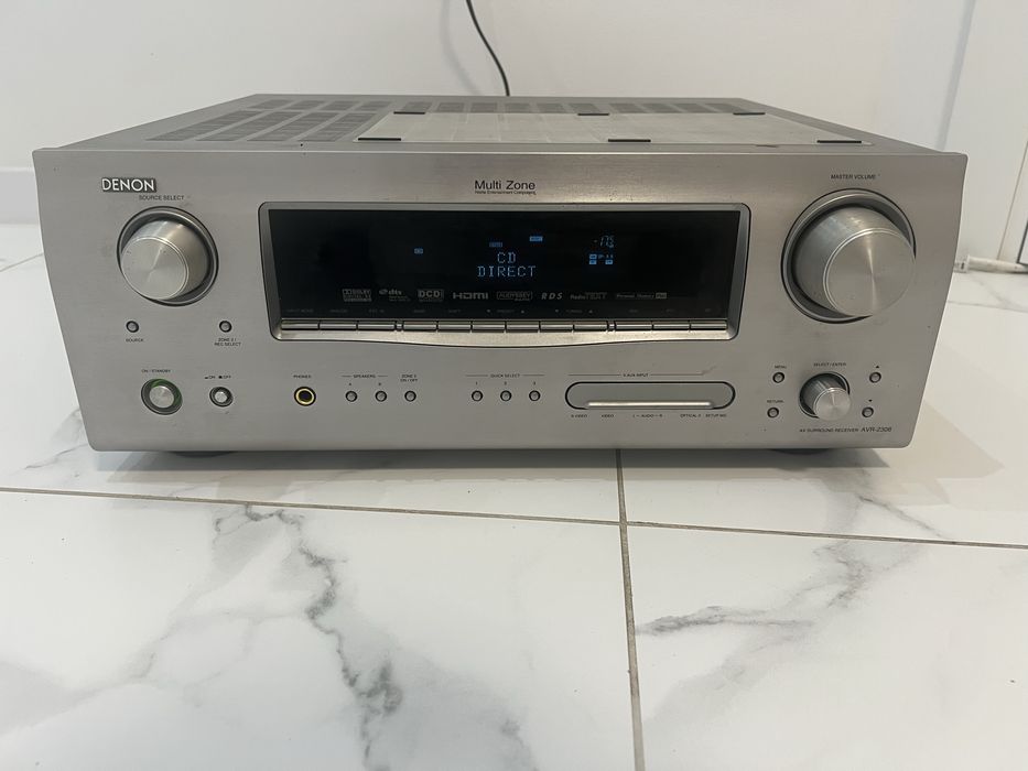 Ресивер DENON AVR-2308 . Потужний приймач підсилювач.