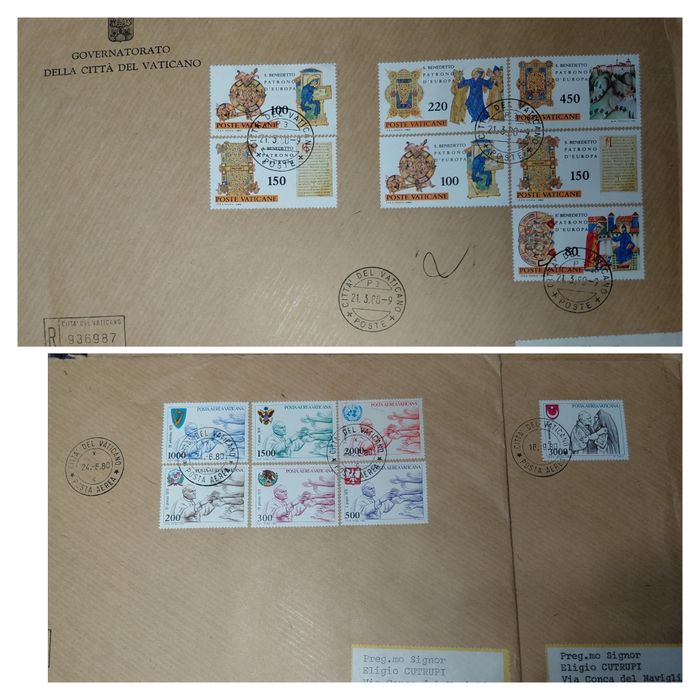 Колекція конвертів Ватикану (1980–1984)