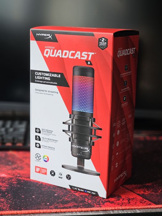 Мікрофон HyperX Quadcast s
