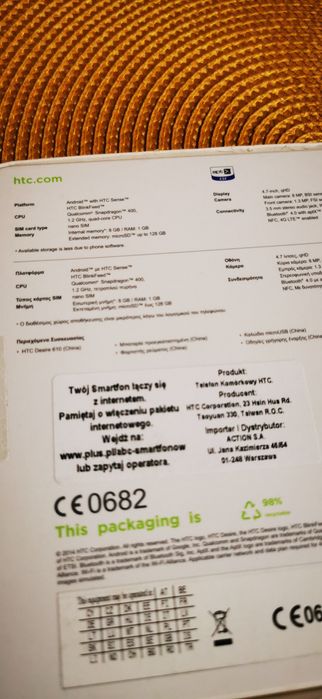 HTC DESIRE 610 Navi Blue