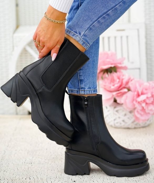 36 37 38 botki 39 40 41 na platformie obcasie klocku za kostkę na zame