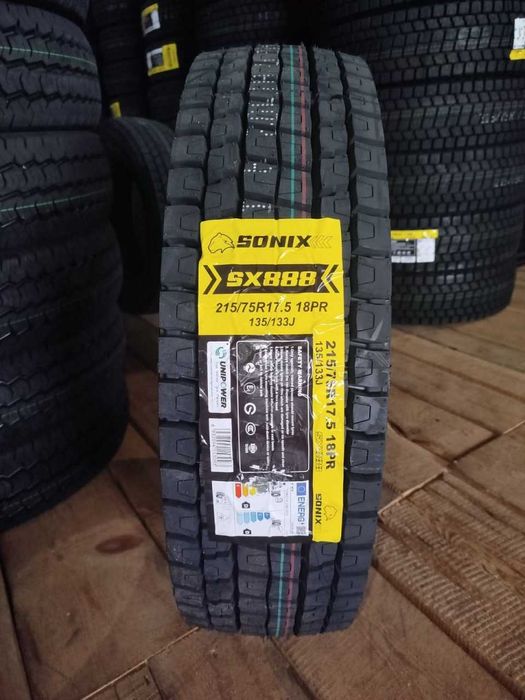 215/75R17.5   руль від 3800 , ведуча від 4100  16 та 18 слойні НОВІ!