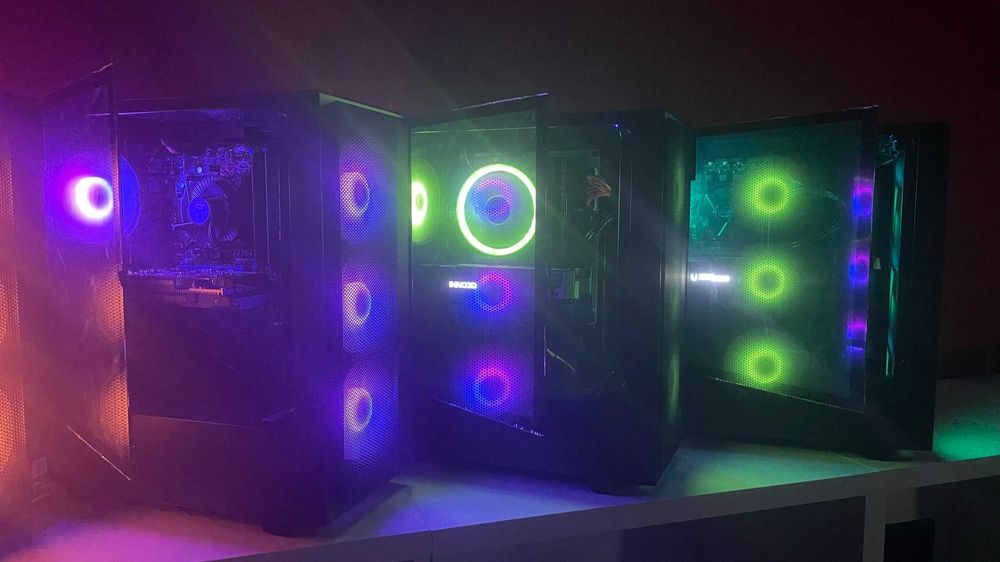 Nowy Komputer Gamingowy Ryzen 5 3600 RX 7600 8GB 16GB RAM 512GB SSD