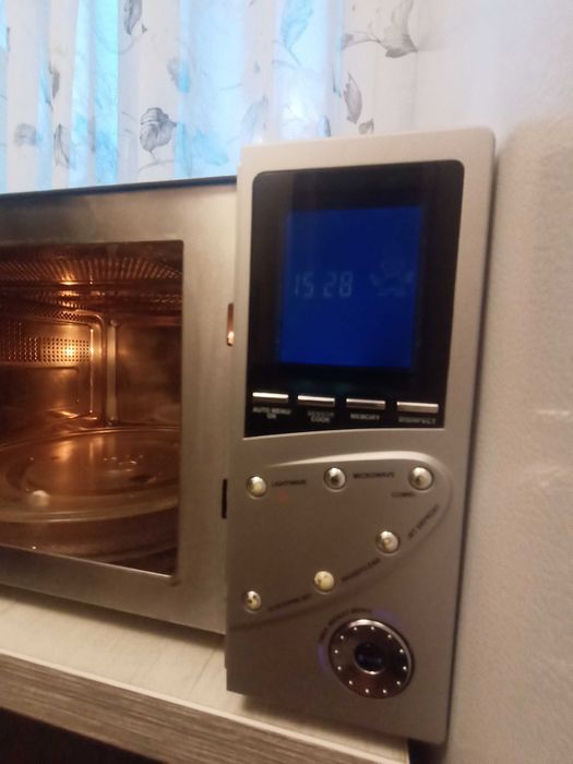 Микроволновая печь с грилем Нержавейка