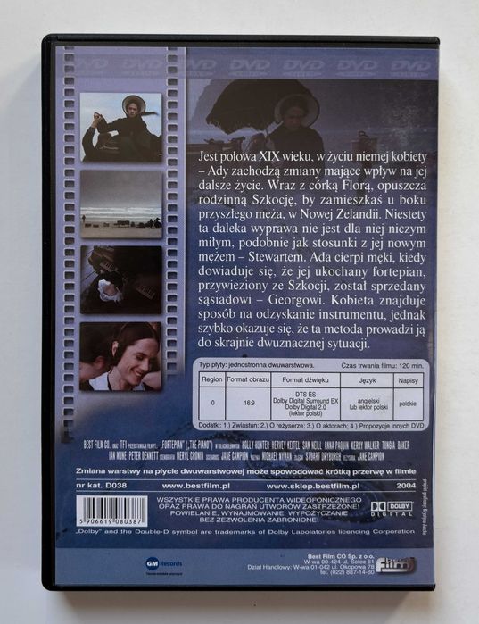 Fortepian DVD The Piano Film Dramat Lektor Angielski