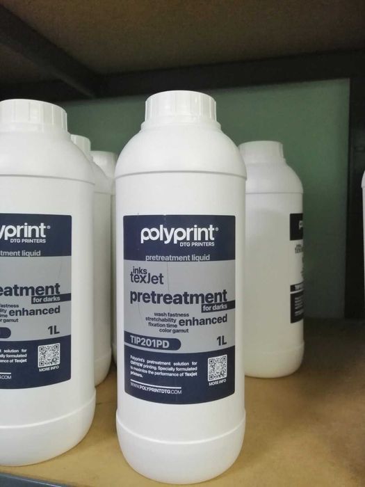 фарба Чернила Dupont для прямой печати по ткани DTG праймер Polyprint