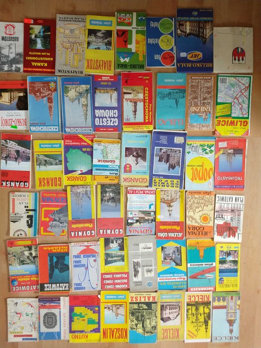 Plany miast Mapy Mapy miast kartografia