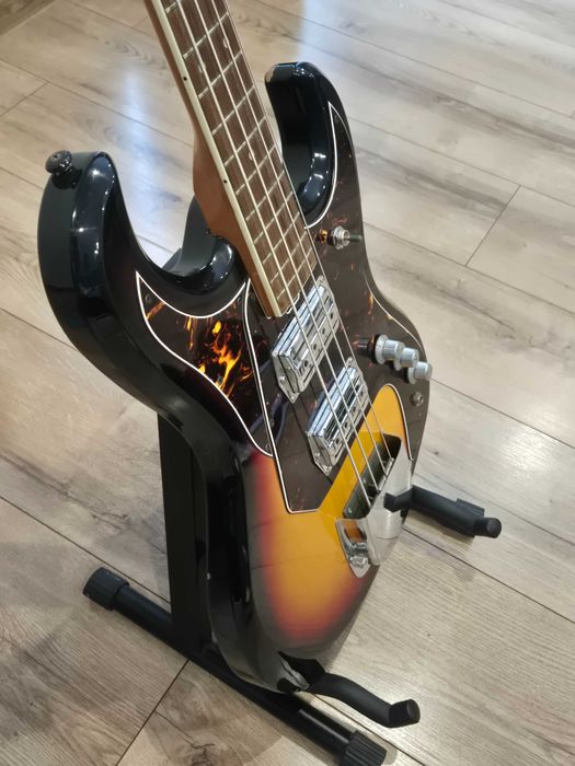 TEISCO SILVERTONE 1490 BASS gitara basowa 1960s JAPONIA