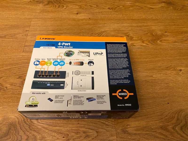 Cisco Linksys RV042 – 4-Port VPN Router | Dual WAN | Stan bardzo dobry