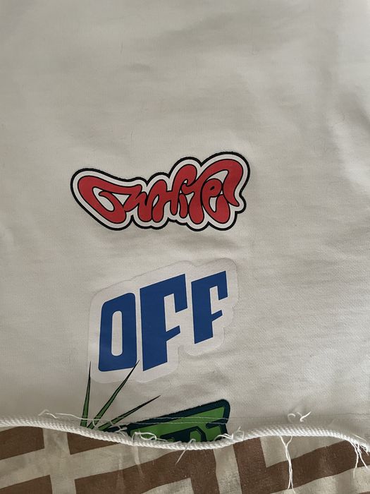 Шорти Off-white arrow sticker sweatshorts white