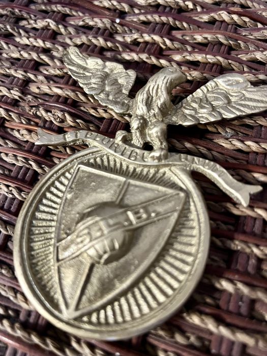 Simbolo do Benfica em latão