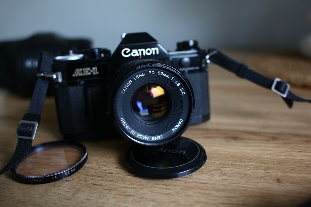 Canon ae1 z Canon fd 50mm F1.8