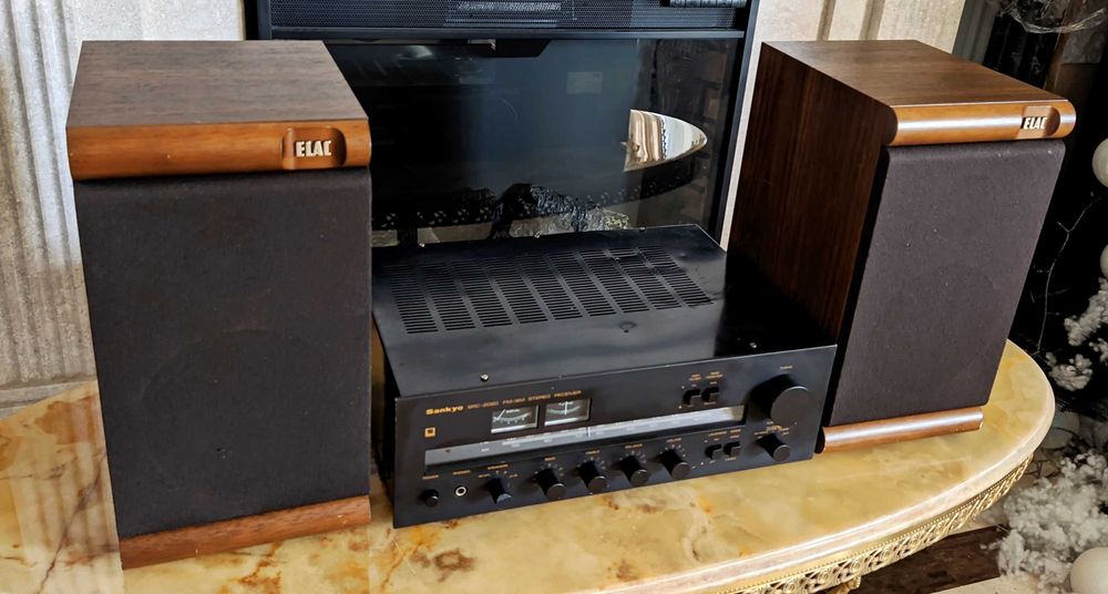 Винтажный комплект ресивер Sankyo SRC-2020 и колонки Elac EL 50