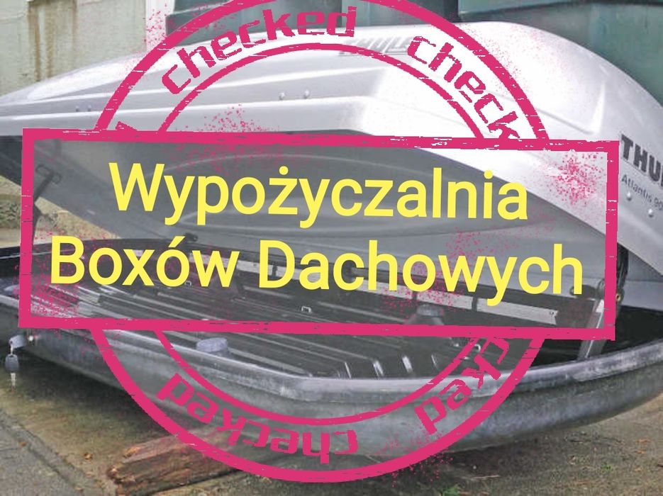 Wypożyczę Box Wypożyczalnia Boxów Dachowych. Bagażnik Dachowy THULE.