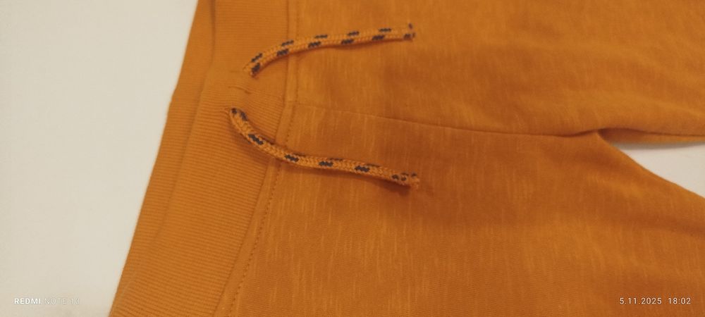 Spodnie dresowe Primark 92 musztardowy stan jak nowe